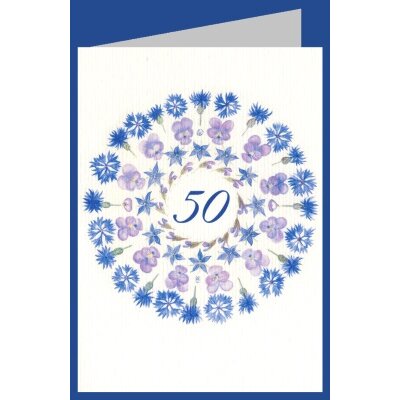 Anna Malten. (Lübsee) Blaues Blütenauge "50"