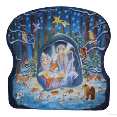 Almut Hewel. Weihnachten im Walde, Adventskalender.