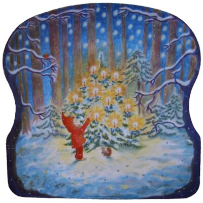 Almut Hewel. Weihnachten im Walde, Adventskalender.