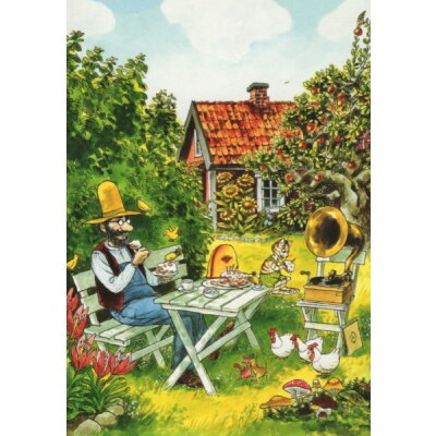 Sven Nordqvist. Pettersson im Garten. KK
