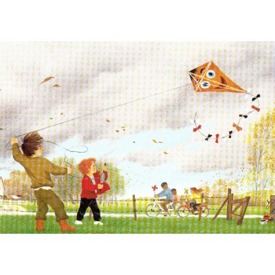 Gerda Muller. Herbst, Drachenfliegen