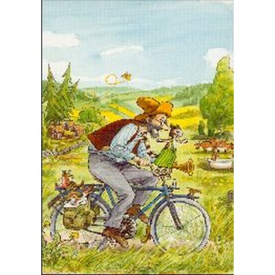 Sven Nordqvist. Pettersson fährt Fahrrad