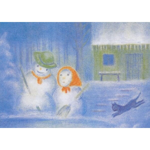 Ruth Elsässer. Februar - Schneemann
