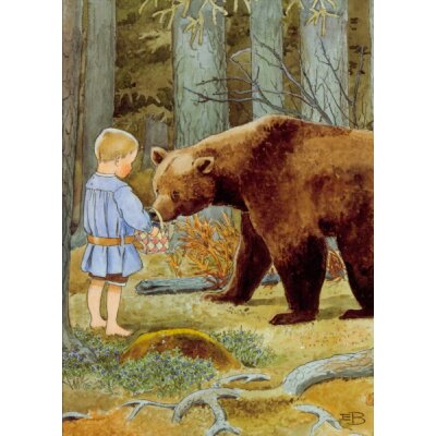 Elsa Beskow. Bär mit Kind
