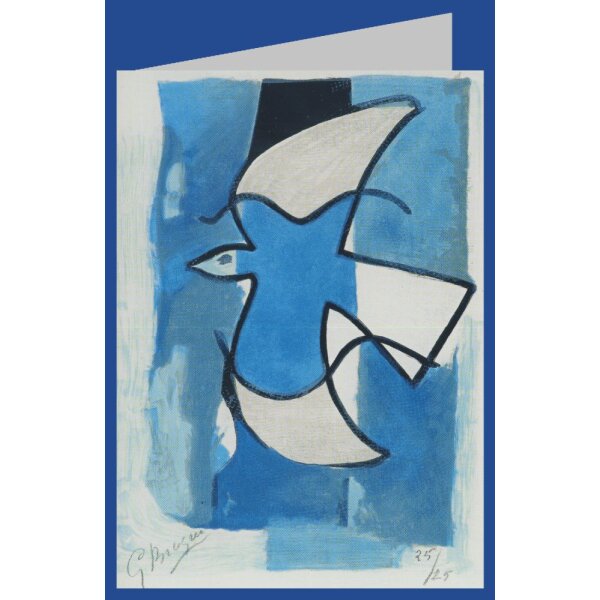 Braque, Georges. Vogel in Blau und Grau