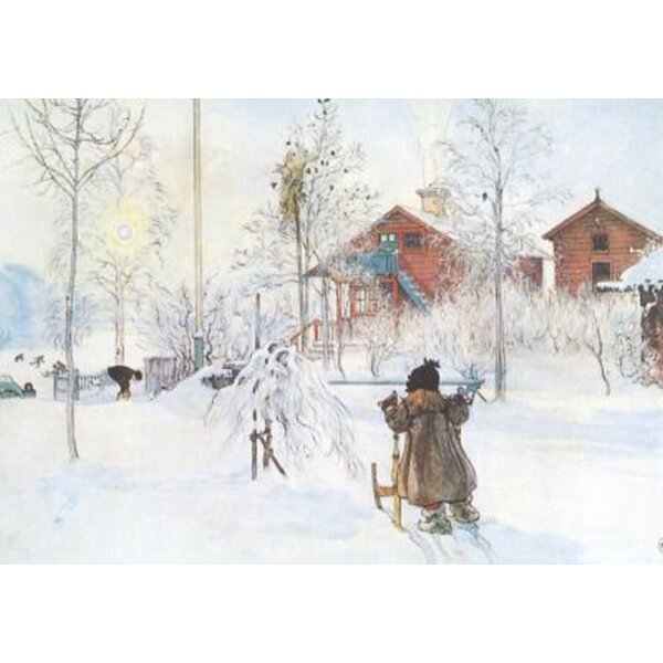 Carl Larsson. Hof und Waschhaus