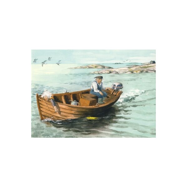 Lena Anderson. Bootfahrt