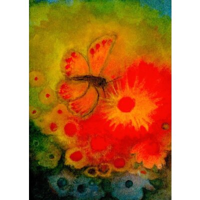 Jula Scholzen-Gnad. Sommer-Schmetterling