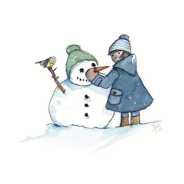 Stefanie Messing. Schneemann