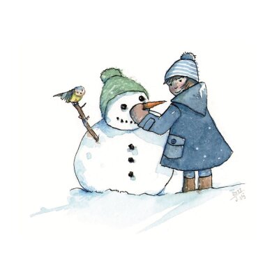 Stefanie Messing. Schneemann