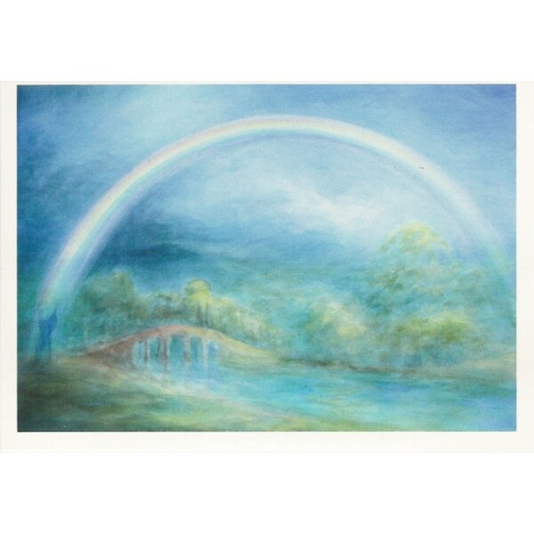 David Newbatt. Regenbogen über der Brücke