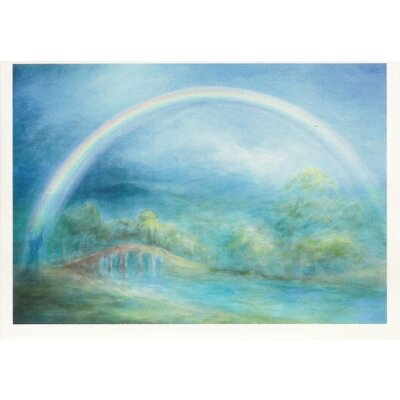David Newbatt. Regenbogen über der Brücke