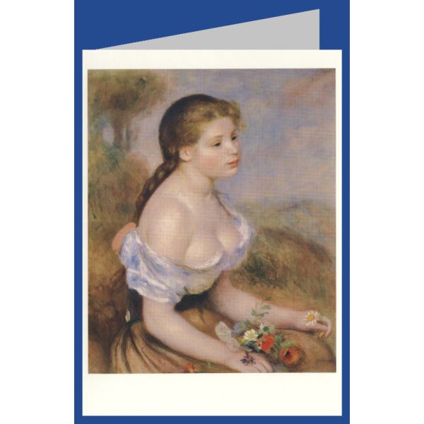 Auguste Renoir. Junges Mädchen mit Margeriten, 1889