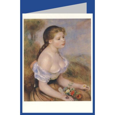 Auguste Renoir. Junges Mädchen mit Margeriten, 1889