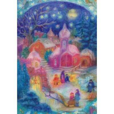 Angela Koconda. Die Weihnacht der Kinder. 47x31cm.