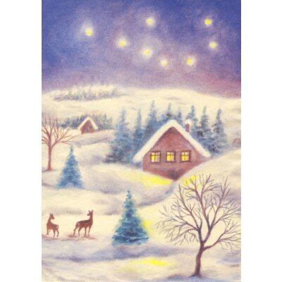Erika Hoffmann. Winterlandschaft