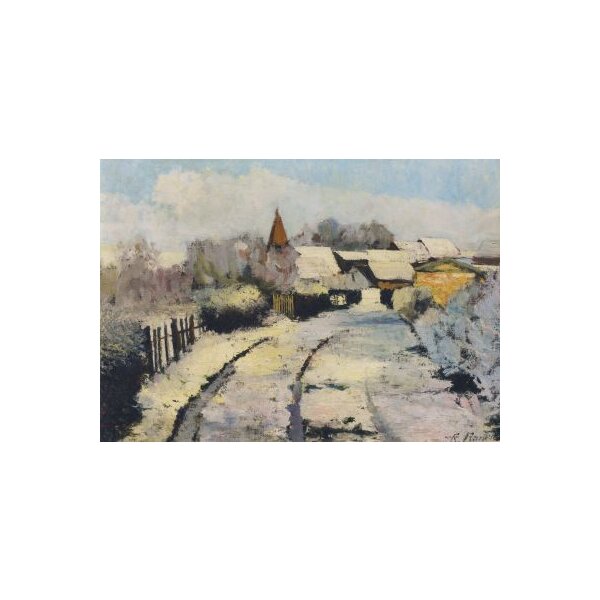 Rudolf Bartels. Schwan im Winter, um 1915