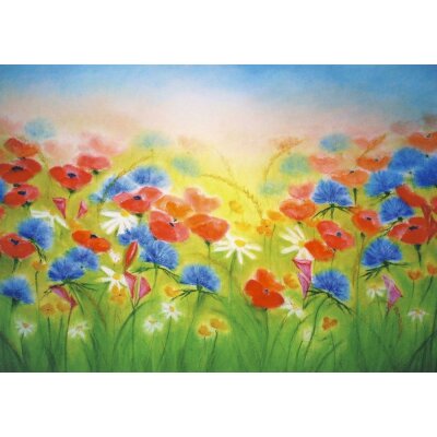 Baukje Exler. Klaprozen- en korenbloemen. Mohn u. Kornblumen