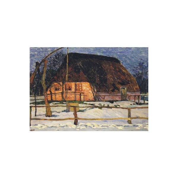 Heinrich Vogeler. Moorkate im Winter, 1910