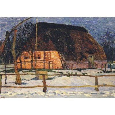 Heinrich Vogeler. Moorkate im Winter, 1910