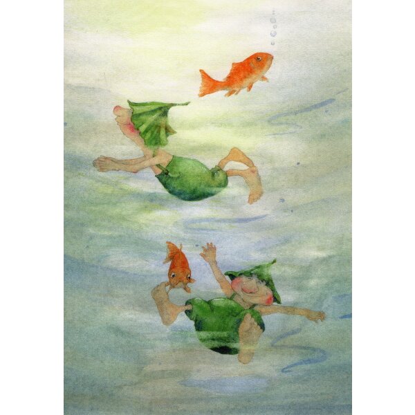 Daniela Drescher. Giesbert schwimmt und taucht