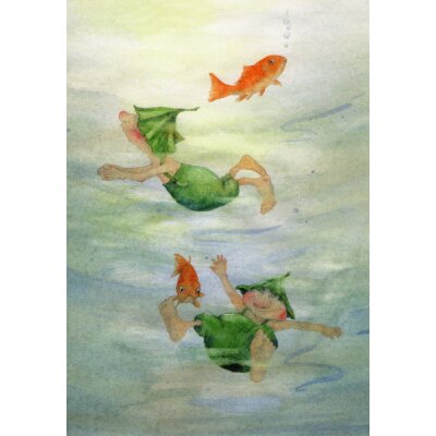 Daniela Drescher. Giesbert schwimmt und taucht