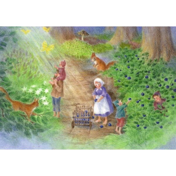 Monika Speck. Zwergenfamilie im Wald
