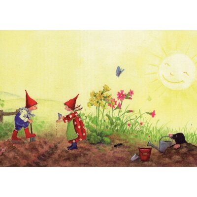 Daniela Drescher. Pippa & Pelle im Garten