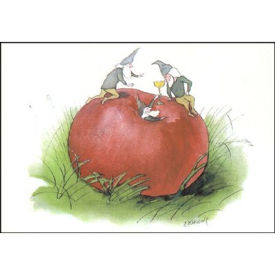 Ernst Kreidolf. Zwerge mit Apfel