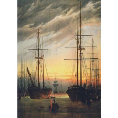 Caspar David Friedrich. Ansicht eines Hafens (Greifswald)