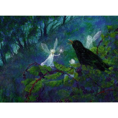 Daniela Drescher. Amsel und Elfe