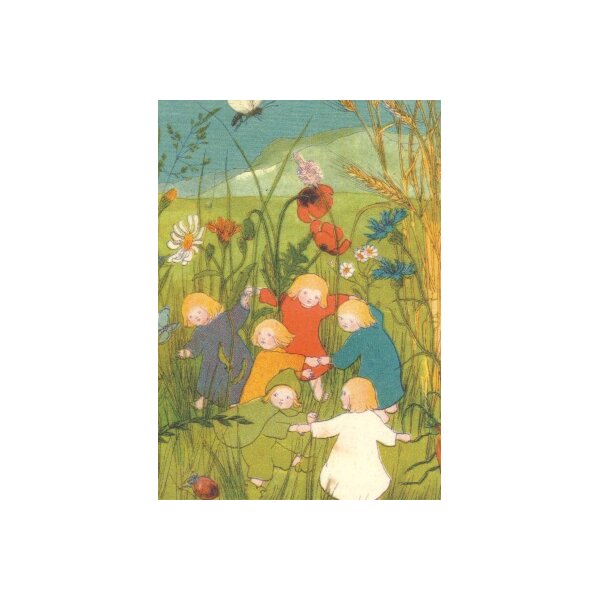 Sybille von Olfers. Kinder auf der Blumenwiese. KK
