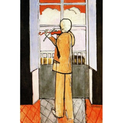 Henri Matisse. Geigenspieler am Fenster, 1918