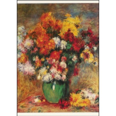 Piere-Auguste Renoir. Vase mit Chrysanthemen