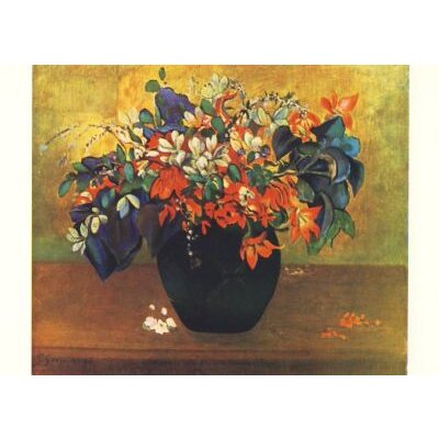 Paul Gauguin. Blumenstillleben. Blumenvase, 1896