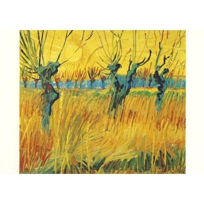 Gogh, V. Weiden bei Sonnenaufgang, 1888. KK