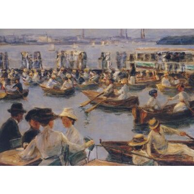 Max Liebermann. An der Alster in Hamburg, 1910