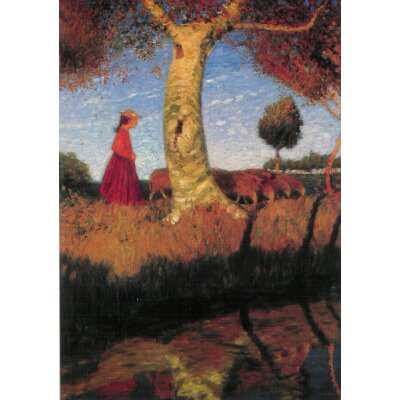 Otto Modersohn. Sonniger Herbsttag, um 1898