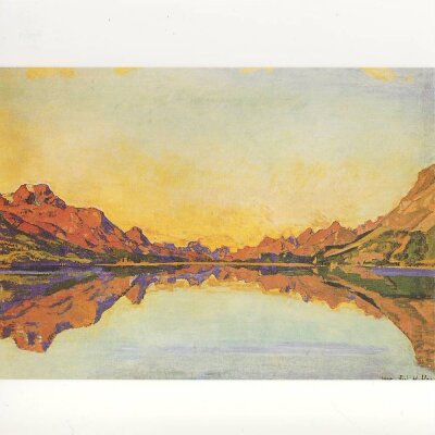 Ferdinand Hodler. Der Silvaplanersee, 1907