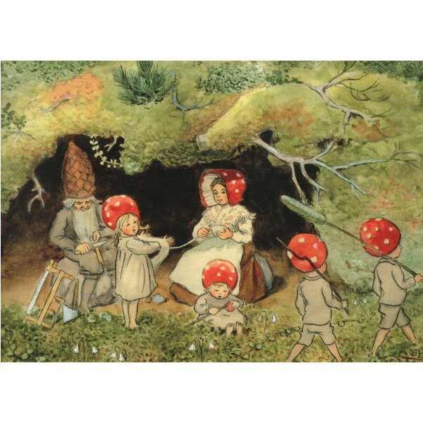 Elsa Beskow. Wichtelkinder (Familie)