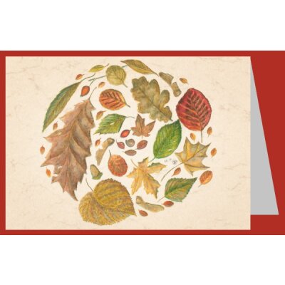 Anna Malten (Lübsee). Herbstblattwirbel, 2007