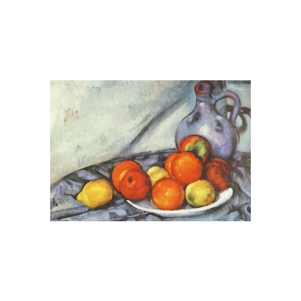 Cézanne, P. Stillleben (Apfels.,Zitr.,Krug). kk