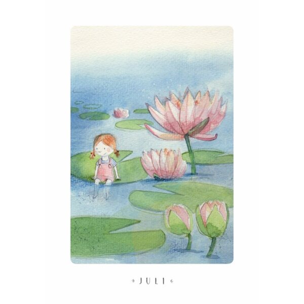 Stefanie Messing. Blumen im Juli - Seerose