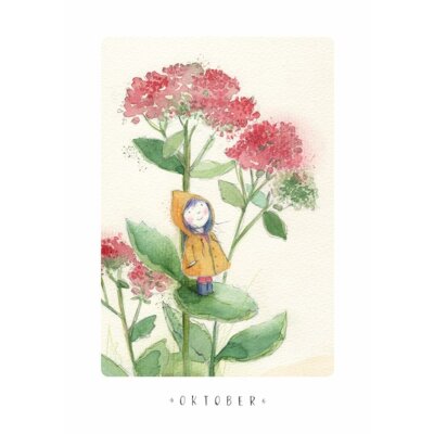 Stefanie Messing. Blumen im Oktober - Fetthenne, 2024