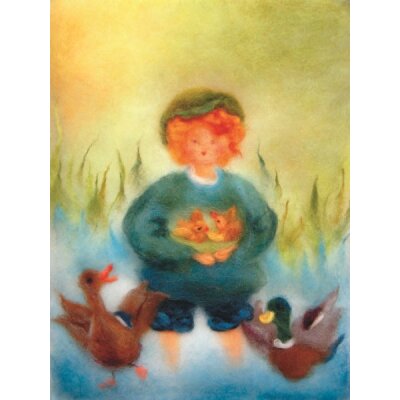Franziska Kopp. Knabe mit Enten
