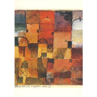 Paul Klee. Rote und weiße Kuppeln, 1914