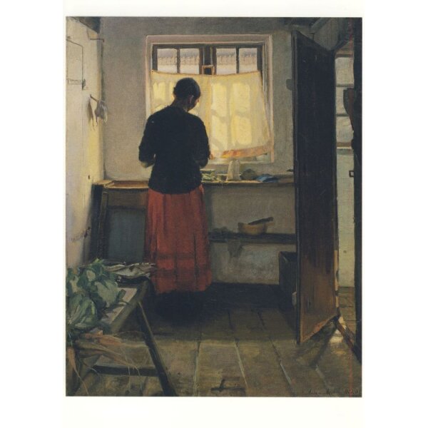 Anna Ancher. Die Magd in der Küche, 1883/86