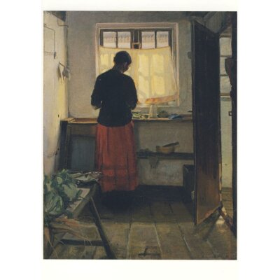 Anna Ancher. Die Magd in der Küche, 1883/86