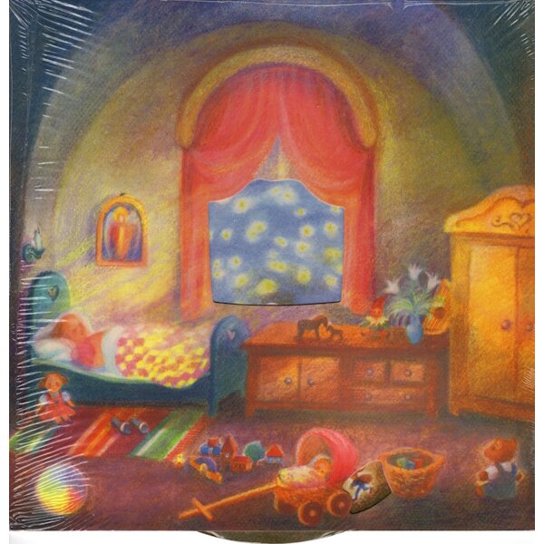 Gabriela de Carvalho. Bewegliches Bild. 30x30cm Im Bettchen