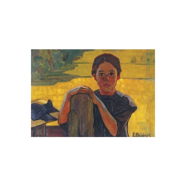 Elisabeth Büchsel. Mädchen am Weidezaun, um 1905. KK